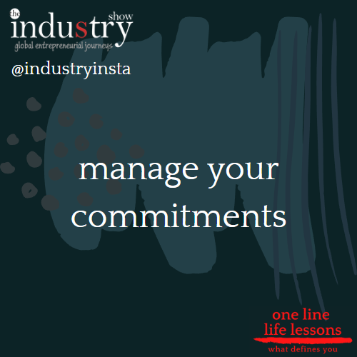 manage your commitments