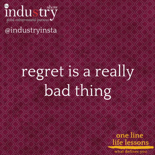 regret is a really bad thing