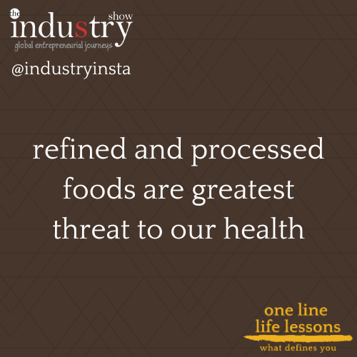refined and processed foods are greatest threat to our health