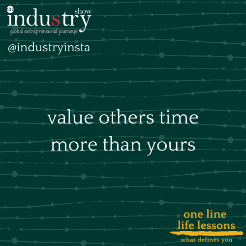 value others time more than yours