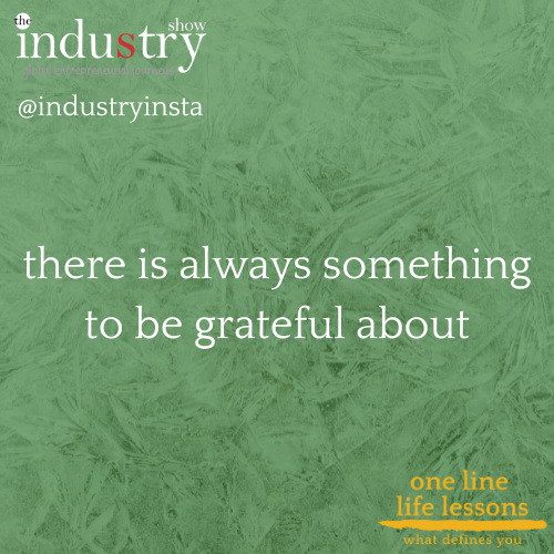 there is always something to be grateful about