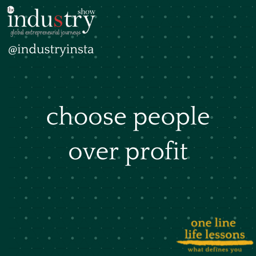 choose people over profit
