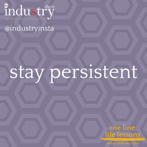 stay persistent