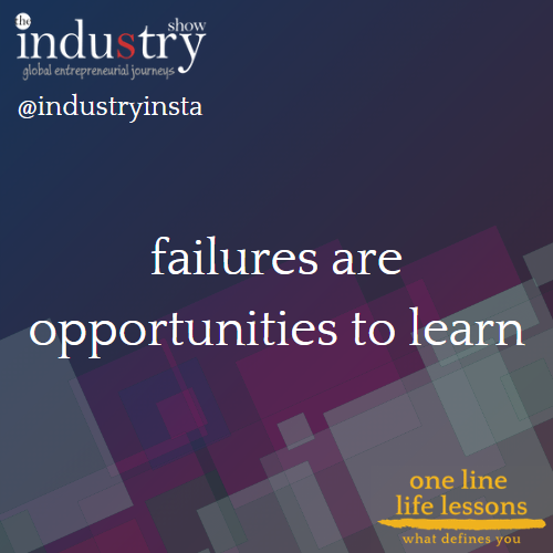 failures are opportunities to learn