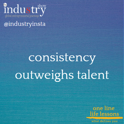 consistency outweighs talent