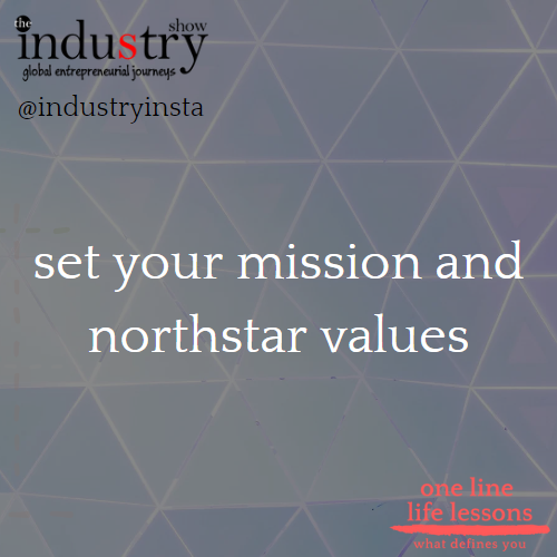set your mission and northstar values