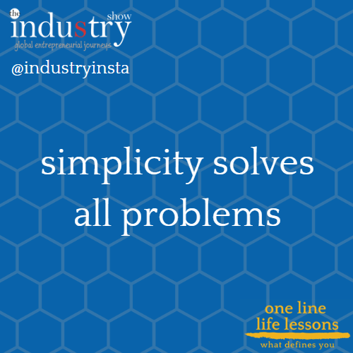 simplicity solves all problems