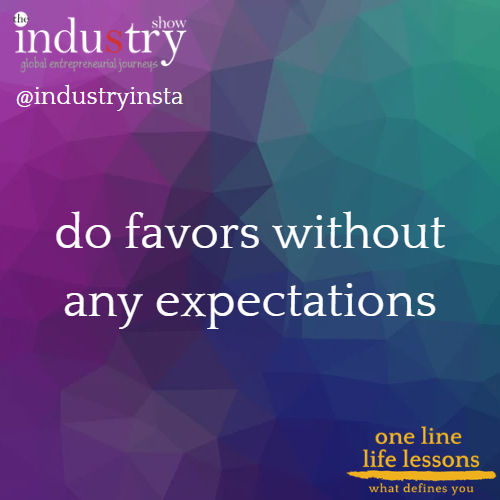 do favors without any exception 