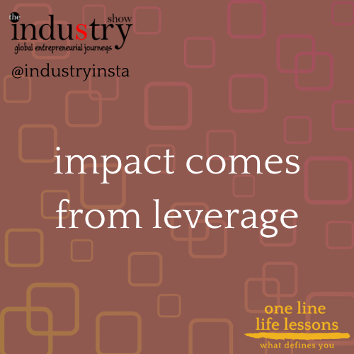 impact comes from leverage