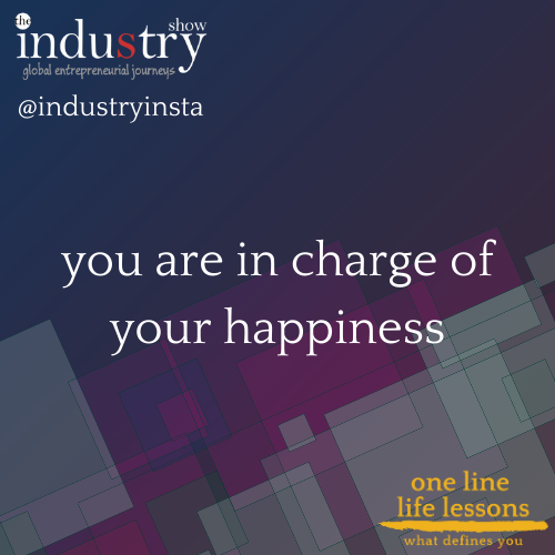 you are in charge of your happiness