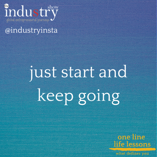 just start and keep going