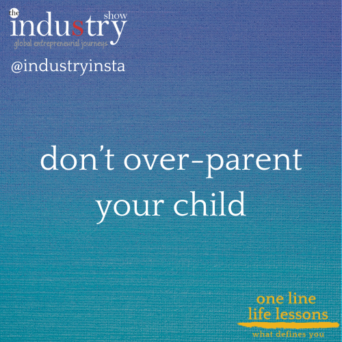 don't over-parent your child