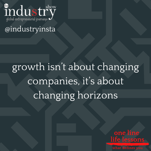 growth isn’t about changing companies, it’s about changing horizons