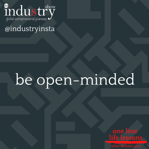  be open-minded