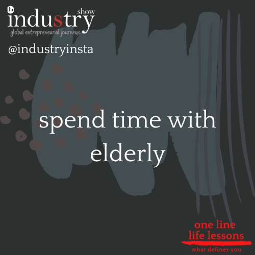 spend time with elderly