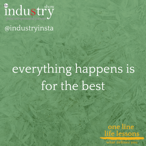  everything happens is for the best