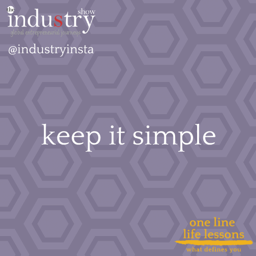   keep it simple